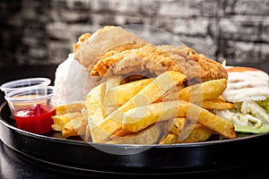 chicken broasted or Fried chicken Broasted chicken is battered and cooked in oil as well, Crispy fried chicken broast