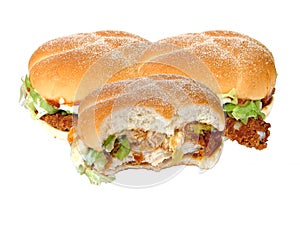Chicken burgers photo