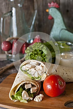 Chicken Caesar Wrap