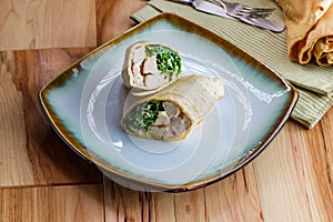 Chicken Caesar Wrap Sandwich