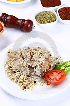 Chicken Casserole & Rice