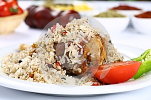 Chicken Casserole & Rice