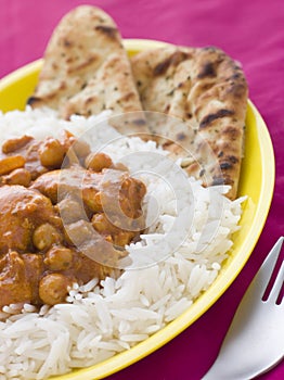 Chicken and Chickpea Curry with Rice photo