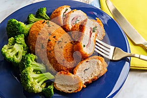 Chicken Cordon Bleu Broccoli