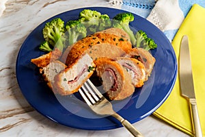 Chicken Cordon Bleu Broccoli