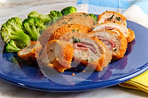 Chicken Cordon Bleu Broccoli