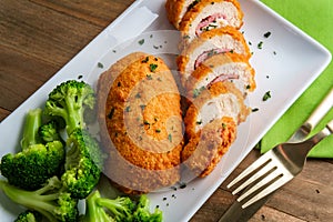 Chicken Cordon Bleu Broccoli