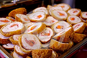 Chicken Cordon Bleu food bouquet