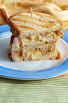 Chicken Cordon Bleu Panini