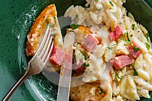 Chicken Cordon Bleu Risotto