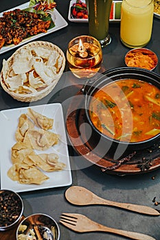 chicken curry dumpling