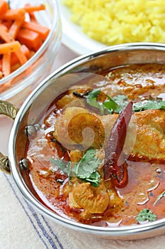 Chicken curry , indian dish