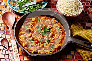 Chicken curry indian recipe basmati rice