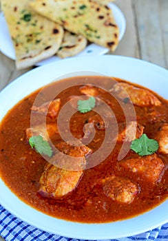 Chicken Curry with naan