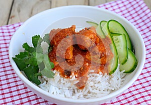 Chicken Curry with rice
