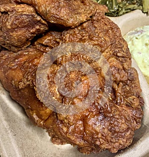 Chicken Deep Fried in Peanut Oil