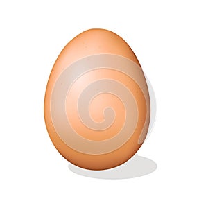 Chicken egg. Vector illustration.