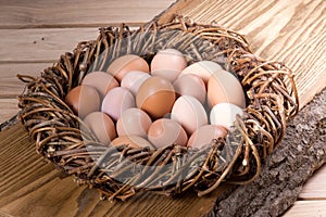 Chicken eggs