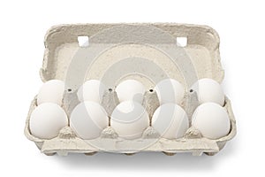 Chicken eggs in cassette