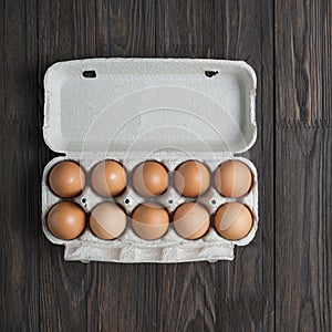 Chicken eggs, egg carton box, paper pulp, egg crate, tray, container