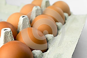 Chicken eggs