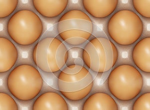 Chicken Eggs row pattern background