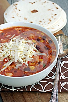 Chicken Enchilada Soup