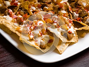 Chicken Fajita Nachos