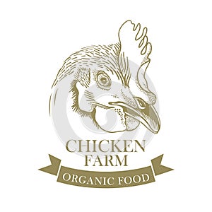 Chicken farm logo