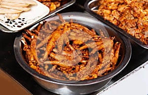 Chicken feet delicatessen snack in China photo