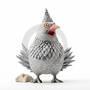 Chicken Figurine: A Concrete Masterpiece In Inventive Character Designs