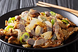 Chicken Gizzard Stir-fry - Dak Ddong Jjip is a Korean dish close