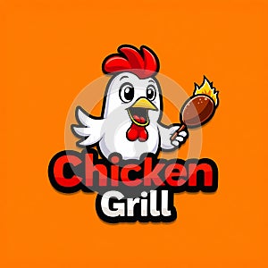 Chicken Grill Logo Design
