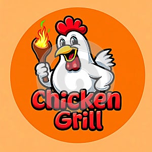 Chicken Grill Logo Design