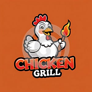 Chicken Grill Logo Design
