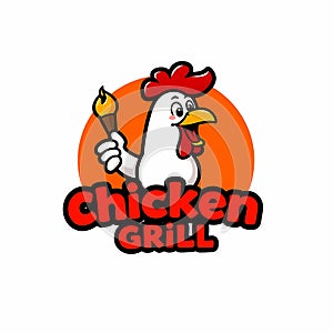 Chicken Grill Logo Design