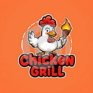 Chicken Grill Logo Design