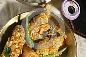 Chicken Hyderabadi - a spicy dish from Hyderabad