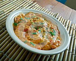 Chicken in an Indian style