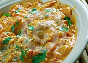 Chicken in an Indian style