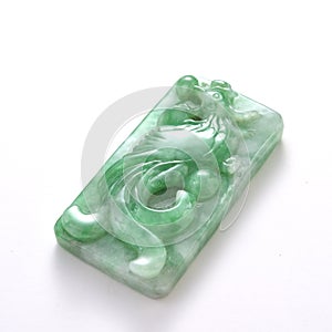 Chicken Jade sculpture gemstone pendant photo