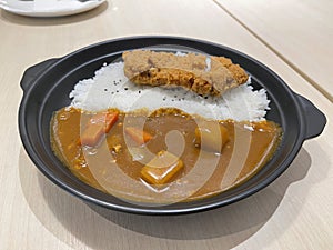 Chicken katsu curry rice