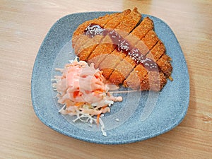 Chicken Katsu Salad Dressing and Sesame Sauce
