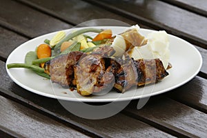 Chicken and Lamb Barbeque