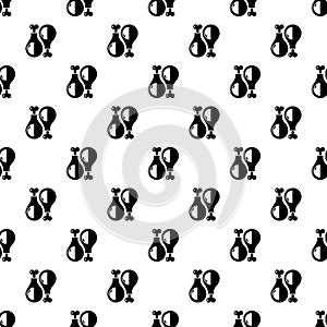 Chicken leg pattern vector seamless