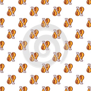 Chicken legs pattern seamless