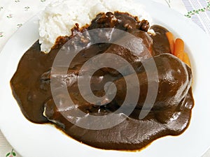 Chicken Legs Smothered in Mole Sauce