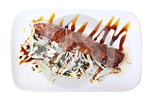 Chicken livers skewer