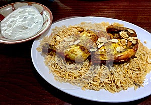 Chicken Mandi from Lebanese restaurant photo