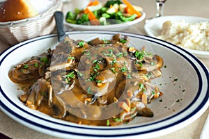Chicken Marsala Dish